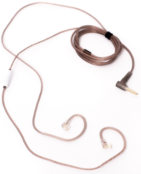 KZ Acoustics Transparent & Black Cable C PIN MIC