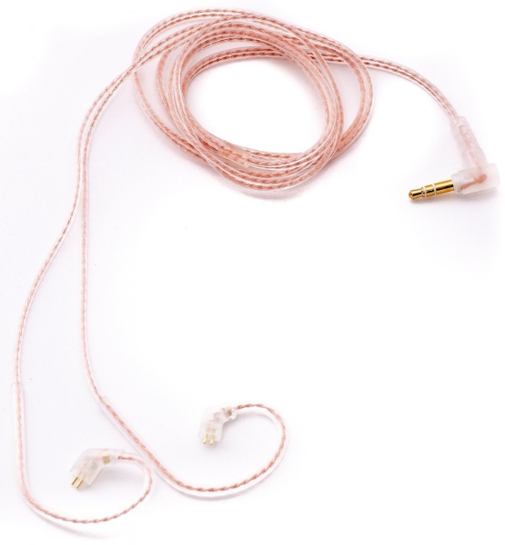 KZ Acoustics Pink & Gold Cable B PIN NO MIC