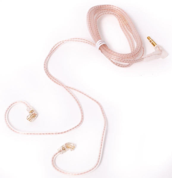 KZ Acoustics Pink & Gold Cable C PIN NO MIC