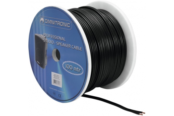 Omnitronic Speaker cable 2x2.5 bk
