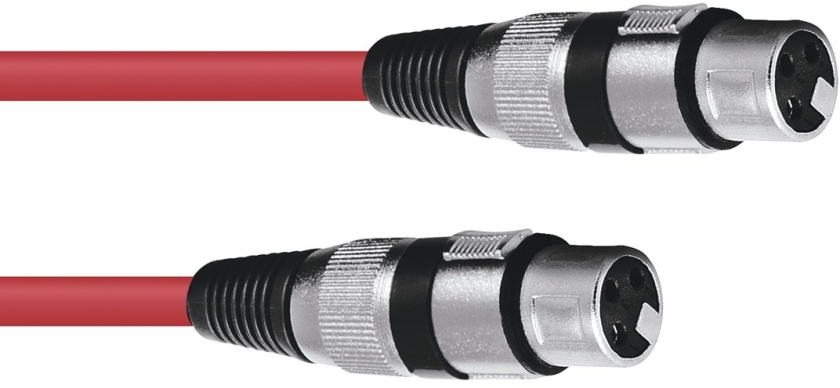 Omnitronic XLR cable 3pin 1,5m rd