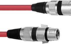 Cablu pentru microfon Omnitronic XLR cable 3pin 1m rd