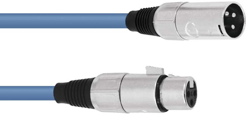 Omnitronic XLR cable 3pin 3m bu