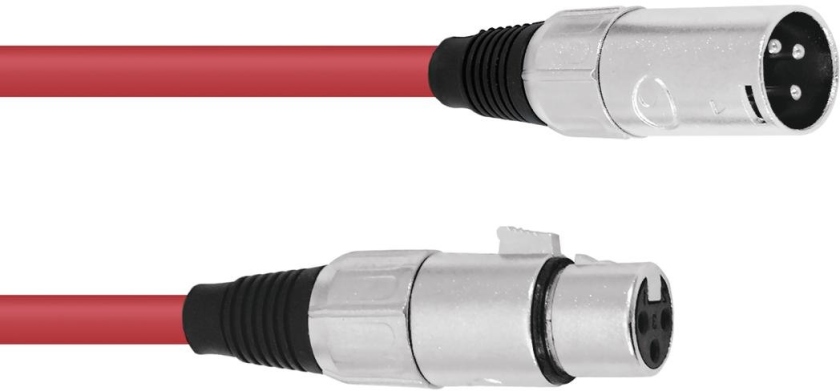 Omnitronic XLR Cable Red 5m