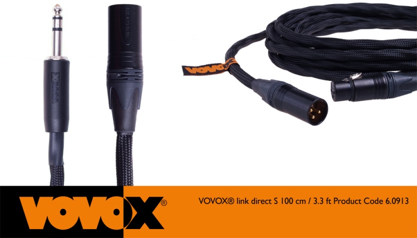 Vovox Link Direct S TRS-XLR 100