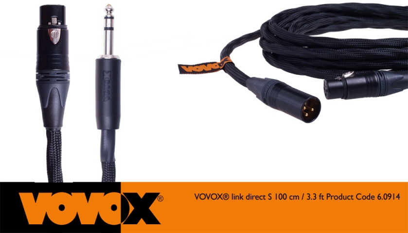 Vovox Link Direct S XLRf-TRS 100