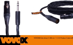 Cablu Premium Vovox Link Direct S XLRf-TRS 350