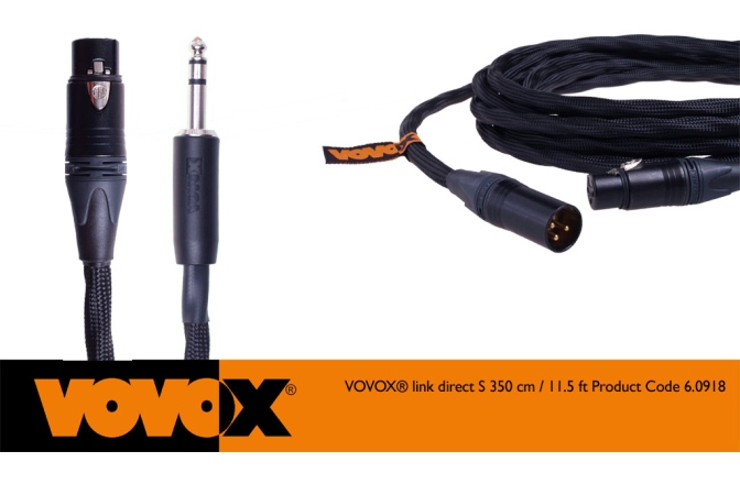 Cablu Premium Vovox Link Direct S XLRf-TRS 350