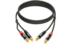 Cablu RCA profesional Klotz MiniLink Pro Stereo Twin With Metal RCA - 3m