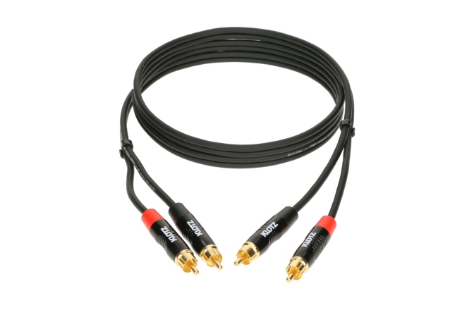 Cablu RCA profesional Klotz MiniLink Pro Stereo Twin With Metal RCA - 3m