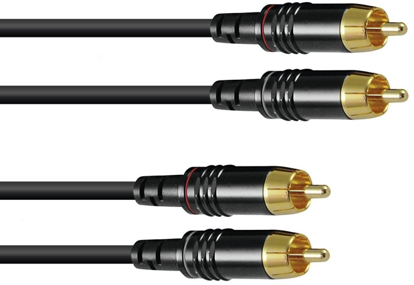 Sommer Cable RCA 2x2 0.5m bk Hicon