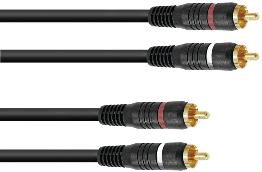 Omnitronic RCA cable 2x2 15m