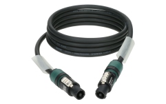 Cablu speakON flexibil Klotz 4x 2.5 mm² speaker cable PVCspeakON 4p F/F with plastic shell (NL4FXX) - 2x transparent - 30 m