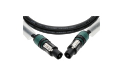 Cablu speakON flexibil Klotz 4x 2.5 mm² speaker cable PVCspeakON 4p F/F with plastic shell (NL4FXX) - 2x transparent - 30 m