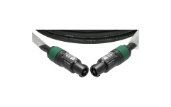 Cablu speakON flexibil Klotz 4x 4.0 mm² speaker cable PVCspeakON 4p F/F with plastic shell (NL4FXX) - 2x transparent - 5 m