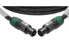 Cablu speakON flexibil Klotz 4x 4.0 mm² speaker cable PVCspeakON 4p F/F with plastic shell (NL4FXX) - 2x transparent - 60 m