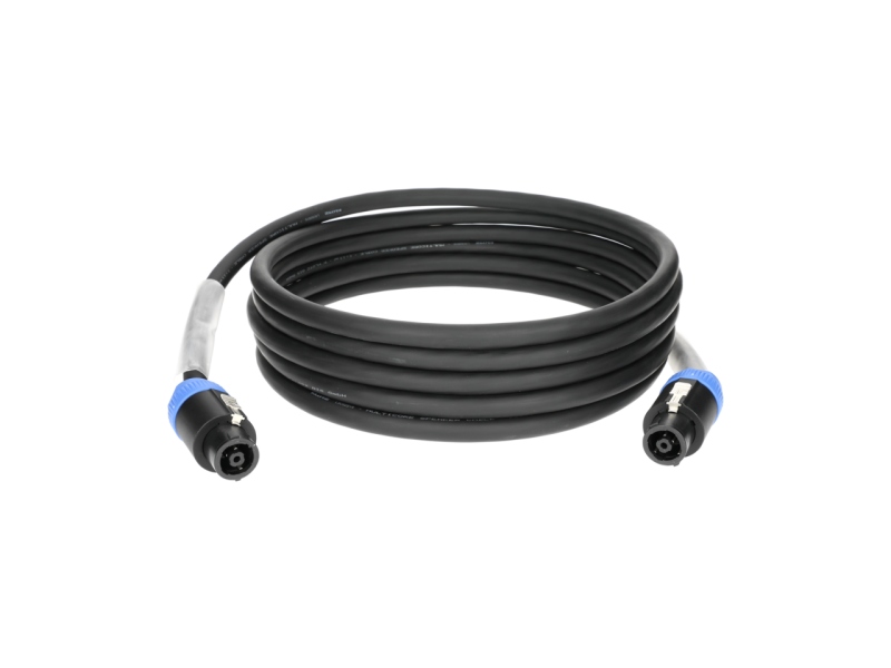 Klotz 8x 2.5 mm² speaker cable PVCspeakON 8p F/F with plastic shell - 2x transparent - 10 m