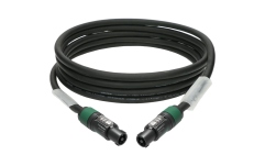 Cablu speakON profesional Klotz 4x 4.0 mm² speaker cable PVCspeakON 4p F/F with plastic shell (NL4FXX) - 2x transparent - 50 m