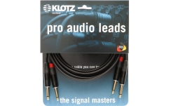 Cablu stereo clape Klotz pro stereo keyboard cablejack plug: straight - straight - 9 m