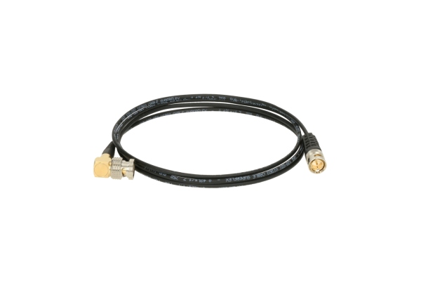 Klotz ultra thin super flex UHD patch cable - BNCPro angled plug - BNCslim plug for HD / UHD / 12G / 4K / 8K - 3 m