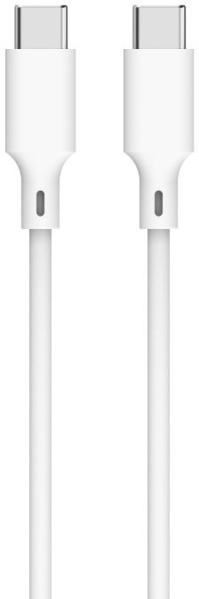 Well Cablu USB-C - USB-C PD 60W 2m alb la cutie