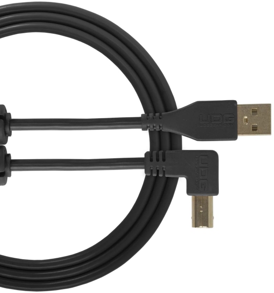 UDG Ultimate Audio Cable USB 2.0 A-B Angled 3m - Black