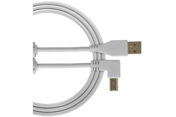 Ultimate Audio Cable USB 2.0 A-B Orange 1m - White Ultimate Audio Cable USB 2.0 A-B Orange 1m - White