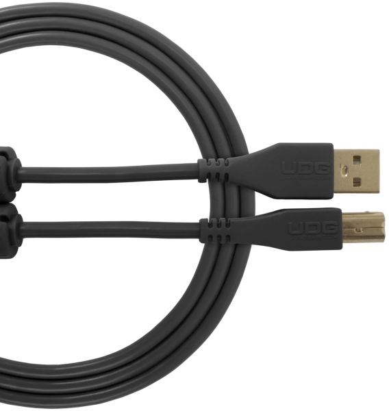 UDG Ultimate Audio Cable USB 2.0 A-B Straight  1m - Black