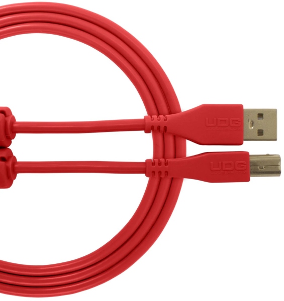 UDG Ultimate Audio Cable USB 2.0 A-B Straight 1m - Red