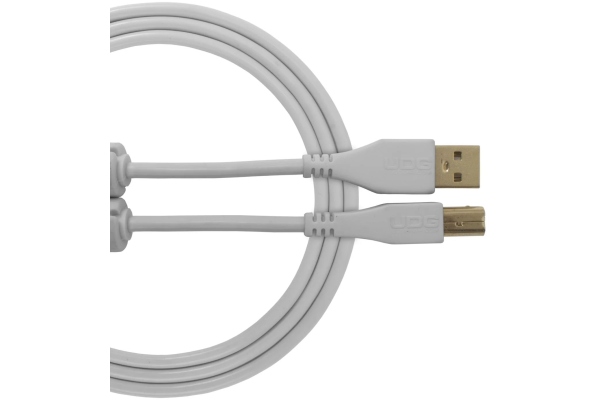 Ultimate Audio Cable USB 2.0 A-B Straight 1m - White