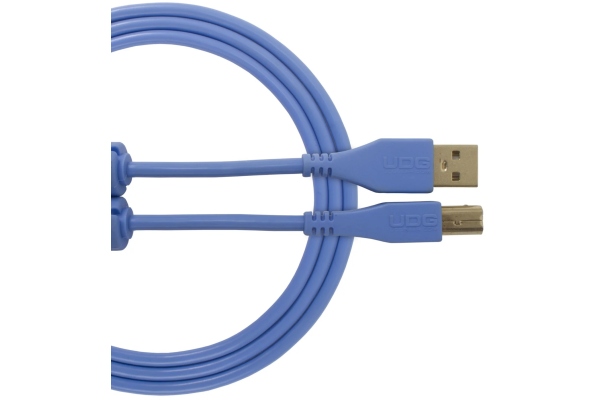 Ultimate Audio Cable USB 2.0 A-B Straight 2m - Blue