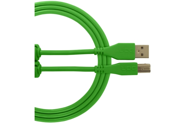 Ultimate Audio Cable USB 2.0 A-B Straight 2m - Green