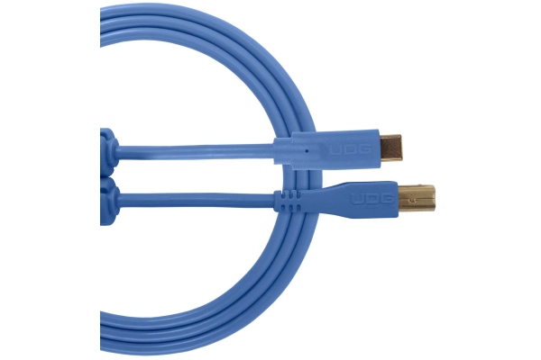 Ultimate Audio Cable USB 2.0 B-C Straight 1.5m - Blue
