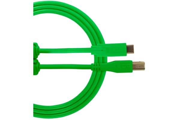 Ultimate Audio Cable USB 2.0 B-C Straight 1.5m - Green
