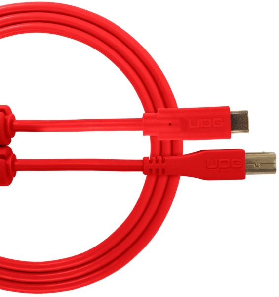 UDG Ultimate Audio Cable USB 2.0 B-C Straight 1.5m - Red