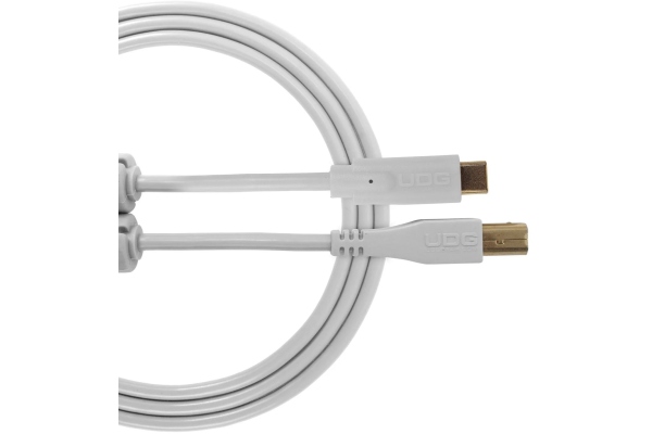 Ultimate Audio Cable USB 2.0 B-C Straight 1.5m - White