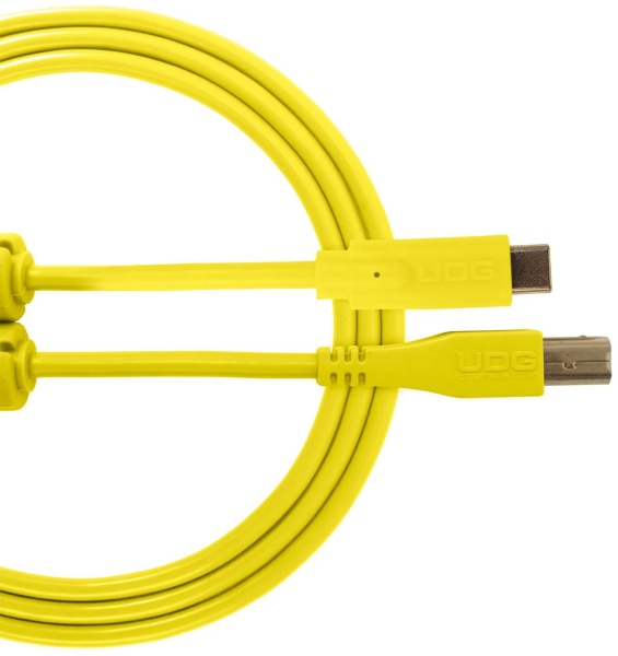 UDG Ultimate Audio Cable USB 2.0 B-C Straight 1.5m - Yellow