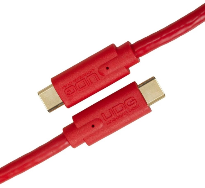 UDG Ultimate Audio Cable USB 3.2 C-C Straight 1.5m - Red