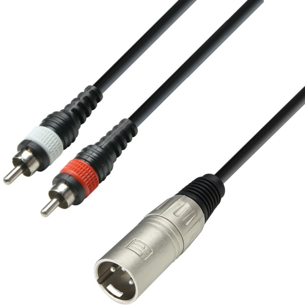 Adam Hall 3Star XLRm-2RCA 6m
