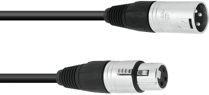 Sommer Cable XLR 3pin 0.5m bk Neutrik
