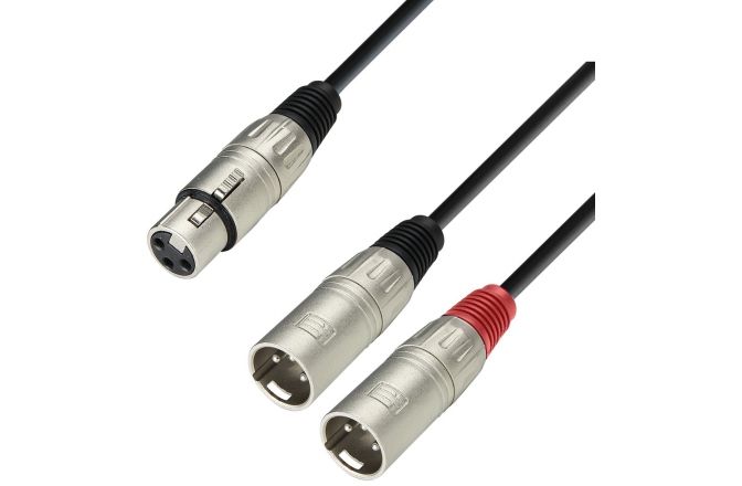 Cablu Y 2x XLR Tată la XLR Mamă Adam Hall 3Star YFMM 0100