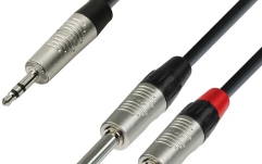 Cablu Y Adam Hall 4Star Y TRS3.5-2TS 0.9m