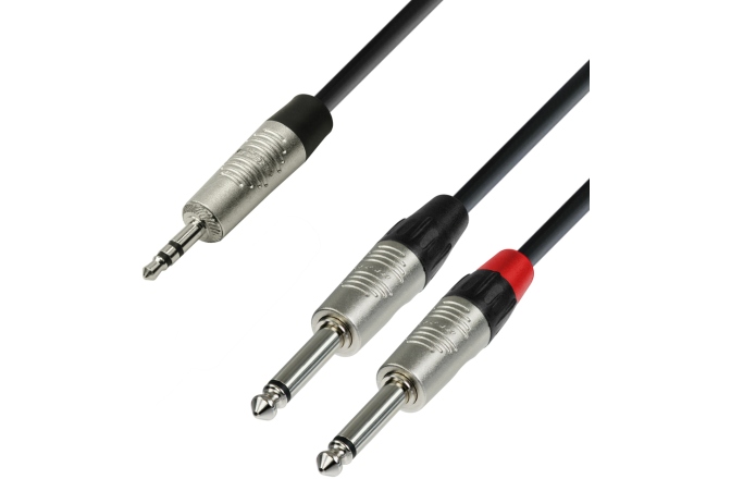 Cablu Y Adam Hall 4Star Y TRS3.5-2TS 1.5m