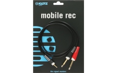 Cablu Y audio Klotz Y cable - lightweightTRS 3.5 mm - 2x TS 6.3 mm - 3m