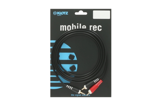Cablu Y audio stereo Klotz Y cable - lightweightTRS 3.5 mm - 2x RCA - 3m