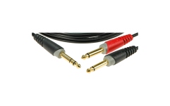 Cablu Y nebalansat Klotz Y cable - lightweight - insertTRS 6.3 mm - 2x TS 6.3 mm - 1 m