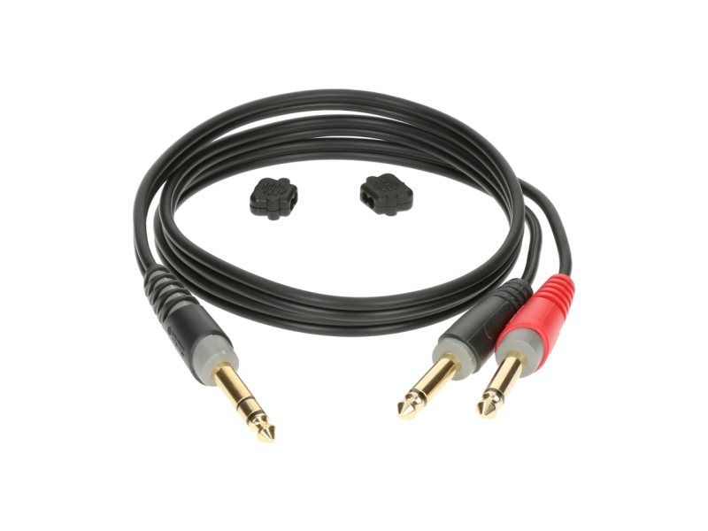 Klotz Y cable - lightweight - insertTRS 6.3 mm - 2x TS 6.3 mm - 3 m