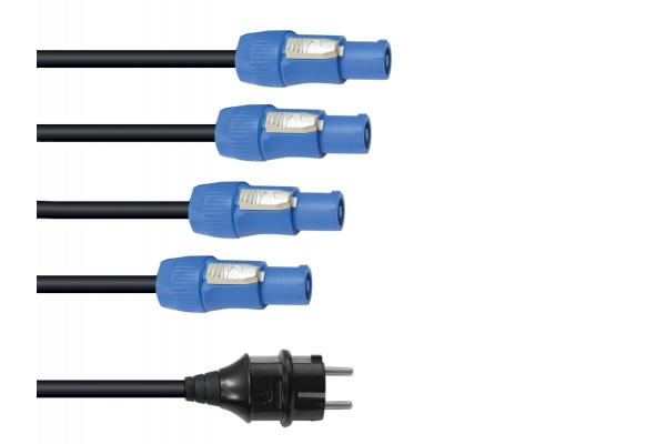 Eurolite P-Con power cable 1-4, 3x2,5mm²