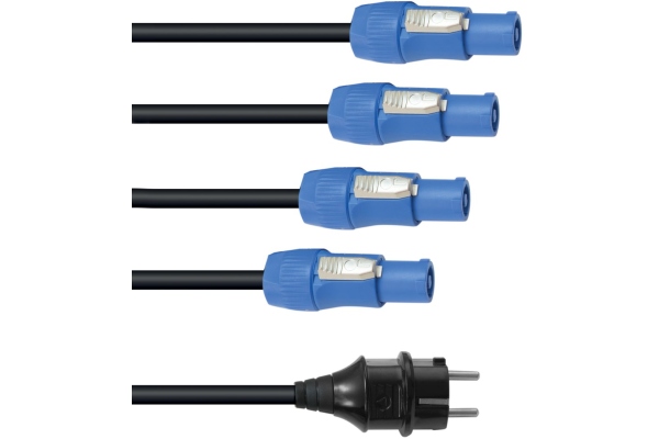 Eurolite P-Con power cable 1-4, 3x2,5mm²