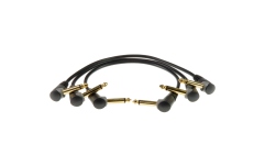 Cabluri patch pedale Klotz unbalanced entry level patch cable with angled jacks - 0.15 m